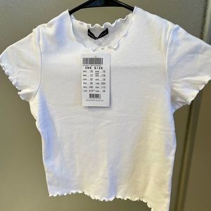 Brandy Melville White Tee NWT